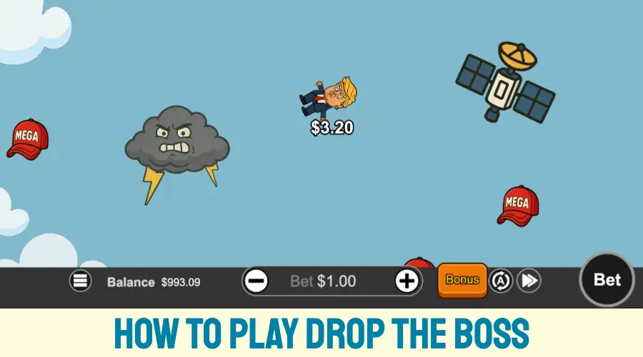 How to Play Drop The Boss casino game?